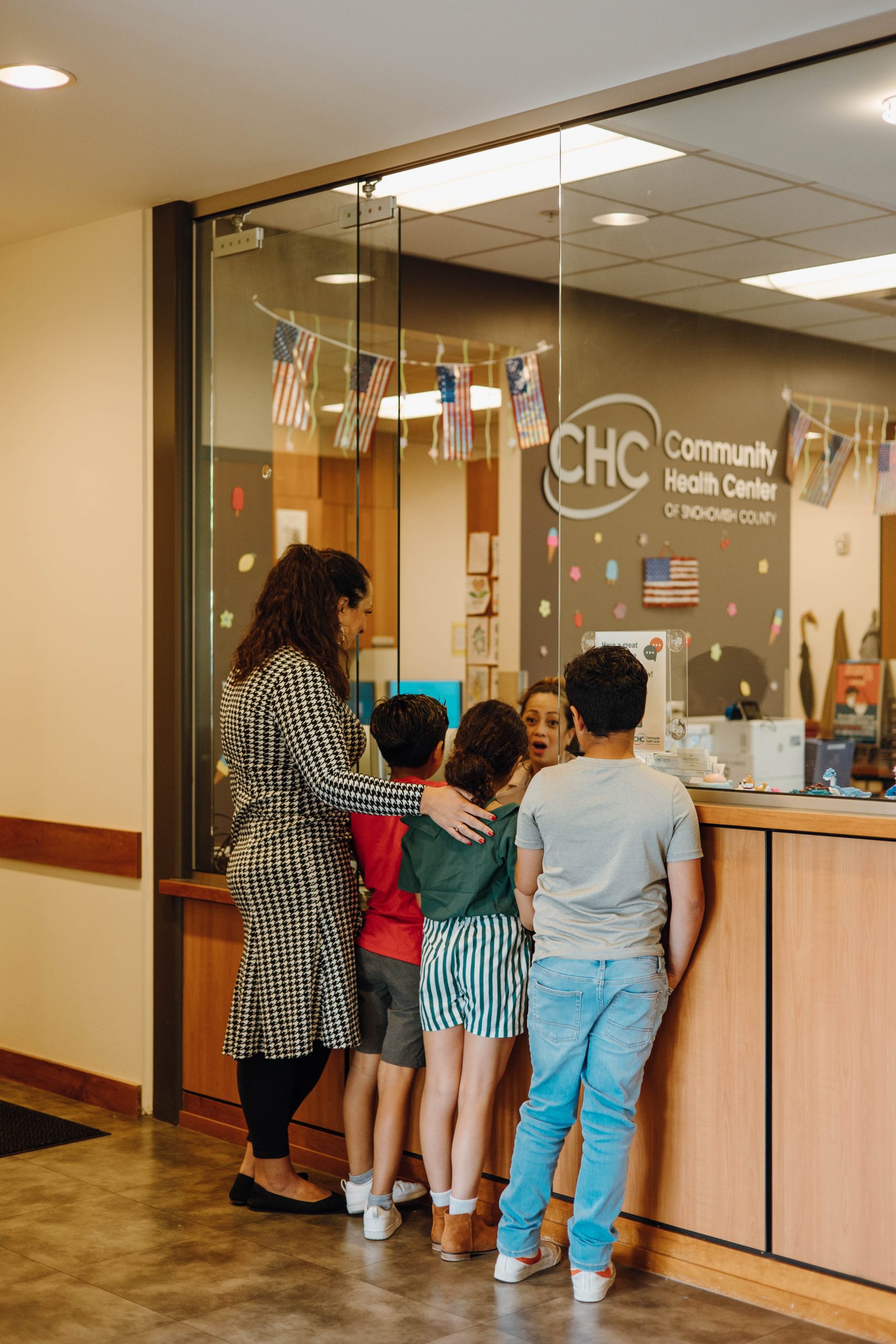 CHCSno Walk-In Clinic Reception Desk